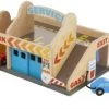 Melissa & Doug Parkhaus Mit Tankstelle Und Waschanlage Aus Holz -Spielwelten Verkauf 11154399 01