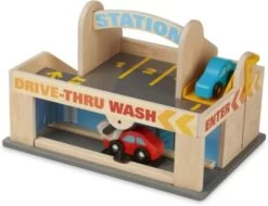 Melissa & Doug Parkhaus Mit Tankstelle Und Waschanlage Aus Holz -Spielwelten Verkauf 11154399 03