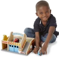 Melissa & Doug Parkhaus Mit Tankstelle Und Waschanlage Aus Holz -Spielwelten Verkauf 11154399 04