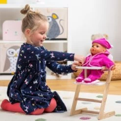 MyToys ORIGINALS Holz Puppenhochstuhl Mit Sitzkissen -Spielwelten Verkauf 15029473 02