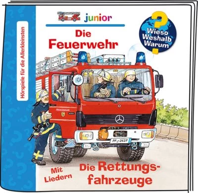 Tonies Wieso Weshalb Warum Junior - Die Feuerwehr/Die Rettungsfahrzeuge 5 Tonies Wieso Weshalb Warum Junior - Die Feuerwehr/Die Rettungsfahrzeuge – Bild 3