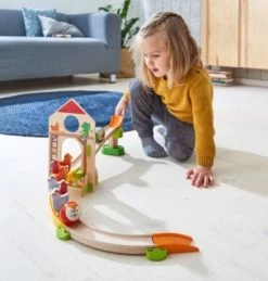HABA 305396 Kullerbü – Kugelbahn Hühner-Domino -Spielwelten Verkauf 21780892 03