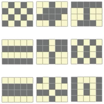 LittleTom Puzzlematte Kombi Grau Beige 16795 + 16792 18 Teile 8 LittleTom Puzzlematte Kombi Grau Beige 16795 + 16792 18 Teile – Bild 6