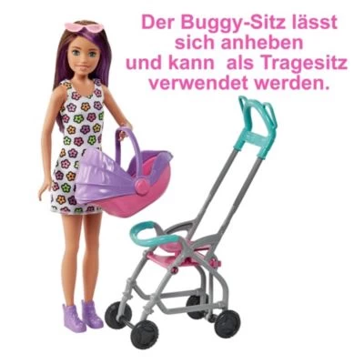 Barbie Skipper Babysitters Inc.“-Puppe Und Kinderwagen-Spielset, Für Kinder Ab 3 Jahren 6 Barbie Skipper Babysitters Inc.“-Puppe Und Kinderwagen-Spielset, Für Kinder Ab 3 Jahren – Bild 4