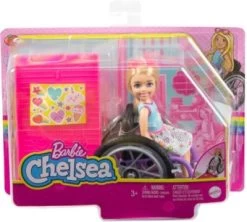 Barbie Chelsea-Puppe (blond) Und Rollstuhl. Spielzeug Für Kinder Ab 3 Jahren -Spielwelten Verkauf 26406524 06