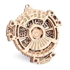 Brightake DIY Holz 3D Puzzle Zusammengesetztes Spielzeug Selbst Montage Mechanische Kalender Holz Getriebe Modell