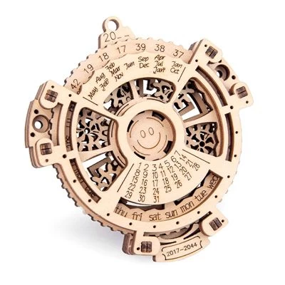 Brightake DIY Holz 3D Puzzle Zusammengesetztes Spielzeug Selbst Montage Mechanische Kalender Holz Getriebe Modell 3 Brightake DIY Holz 3D Puzzle Zusammengesetztes Spielzeug Selbst Montage Mechanische Kalender Holz Getriebe Modell
