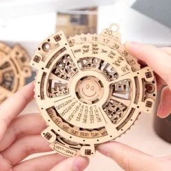 Brightake DIY Holz 3D Puzzle Zusammengesetztes Spielzeug Selbst Montage Mechanische Kalender Holz Getriebe Modell 10 Brightake DIY Holz 3D Puzzle Zusammengesetztes Spielzeug Selbst Montage Mechanische Kalender Holz Getriebe Modell -Spielwelten Verkauf 30564704 04